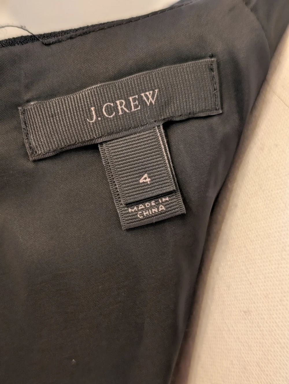 J Crew Elegant Black Women's Sheath Dress - Classic Cap Sleeve - Picture 4 of 4